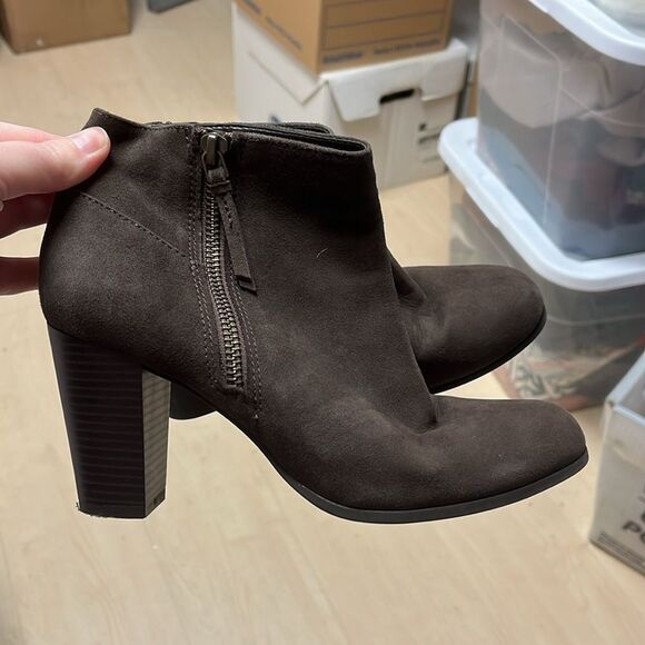 Cole Haan Brown Leather Booties size 6.5 - Picture 1 of 5